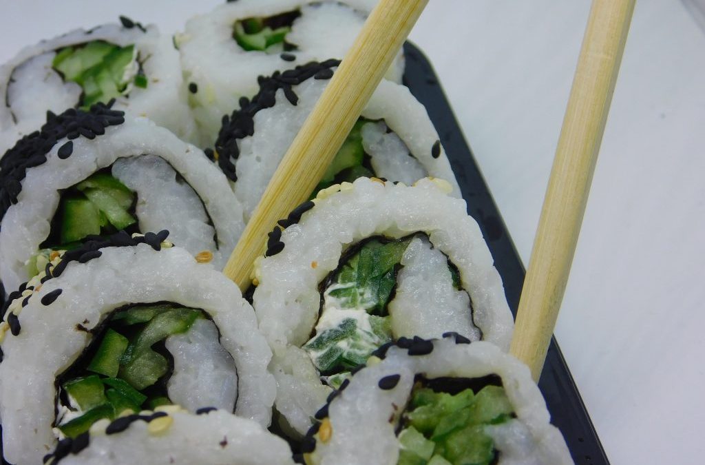 vegan sushi and japanese food