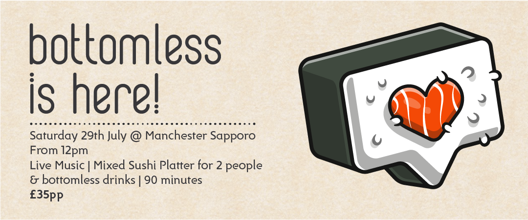 Sapporo Teppanyaki’s first manchester bottomless brunch 